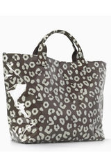 Large Capacity Leopard Print Handbag