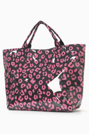Large Capacity Leopard Print Handbag