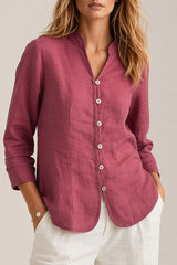Slimming And Fashionable Long Sleeve Top