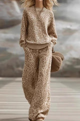 Leopard Pant Set