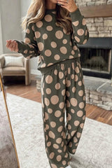 Polka Dot Print 2pcs Set