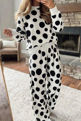 Polka Dot Print 2pcs Set