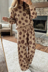 Polka Dot Print 2pcs Set