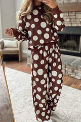 Polka Dot Print 2pcs Set