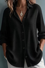 Waffle Button Top