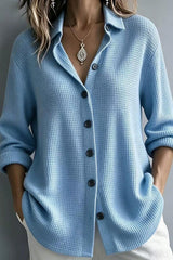 Waffle Button Top