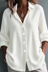 Waffle Button Top