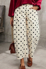 Cropped Barrel Jeans