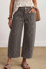 Cropped Barrel Jeans