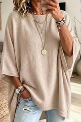 3/4 Sleeve Knit Sweater