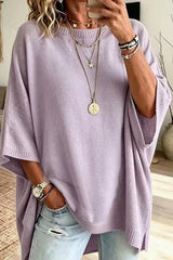 3/4 Sleeve Knit Sweater