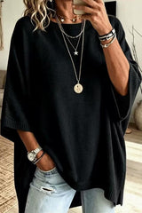 3/4 Sleeve Knit Sweater