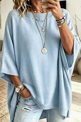 3/4 Sleeve Knit Sweater
