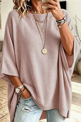 3/4 Sleeve Knit Sweater