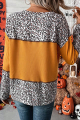 Mustard Leo Drop Shoulder Top