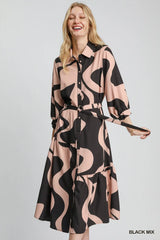 Button Down Midi Dress