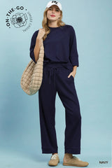 Luxeknit On-The-Go Straight Leg Pants