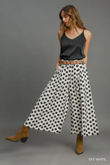 Playful Polka Wide Leg Pants