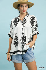 Abstract Print Top