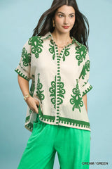 Abstract Print Top