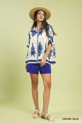 Abstract Print Top