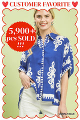 Abstract Print Top