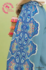 Print Wide Leg Palazzo Pants