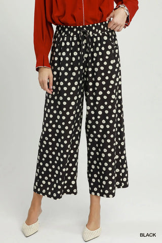 UMGEE Polka Dot Wide Leg Pants