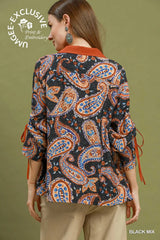 UMGEE Mix Paisley Print Top