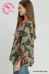 UMGEE Mix Paisley Print Top