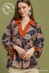 UMGEE Mix Paisley Print Top