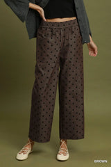 UMGEE Polka Dot Wide Leg Pants
