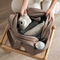 Travel Duffel Weekender Bag Quilted Nylon Puffer