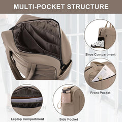 Travel Duffel Weekender Bag Quilted Nylon Puffer
