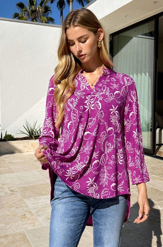 DEAR SCARLETT Orchid Lizzy Top