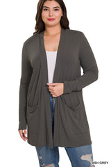 Slouchy Pocket Cardigan - PLUS