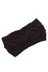 SOLID CABLE KNIT HEADBAND