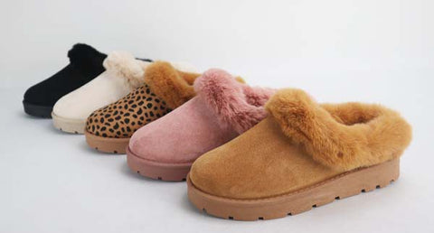 Fur Lined Slippers