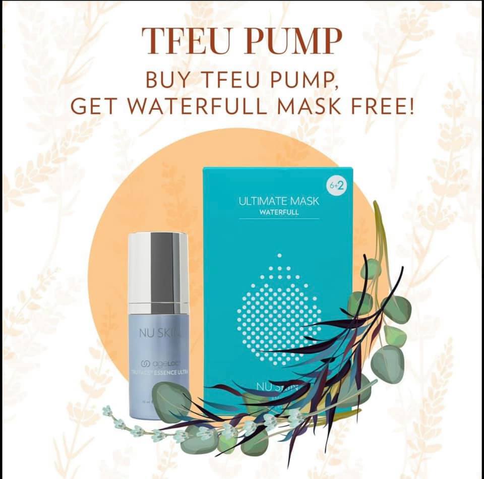 ageLOC® Tru Face® Essence Ultra Pump + Free Ultimate Waterfull Mask
