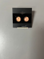 Button Earrings