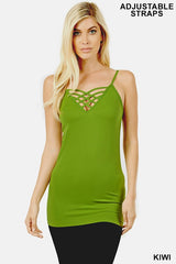 LATTICE FRONT CAMI