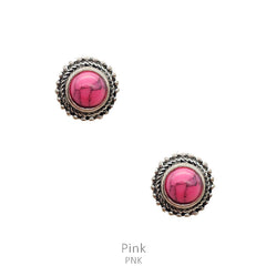 Stone Post Earrings