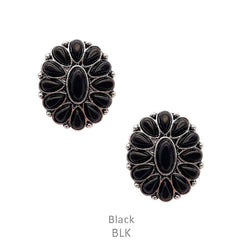 Squash Blossom Stud Earrings