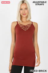 LATTICE FRONT CAMI