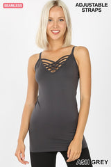 LATTICE FRONT CAMI
