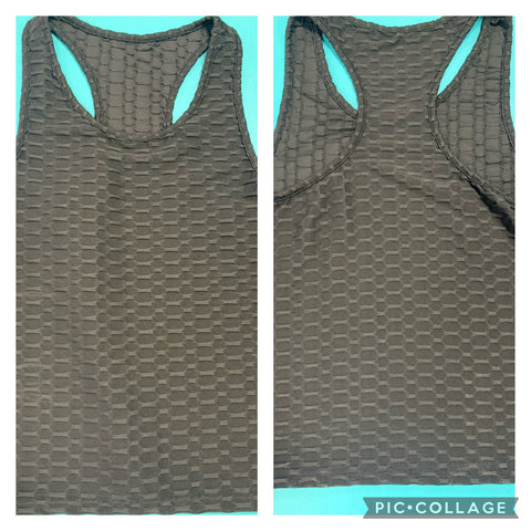 Black TikTok Racerback Tank